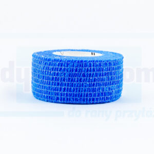 Bandă adezivă 2,5 cm * 4,5 m 1 buc elastic albastru, autoadeziv